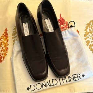 Vintage Donald Pliner Block Heels Size 8 Narrow